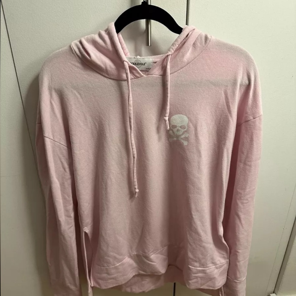 SOUL CYCLE PINK HOODIE M
